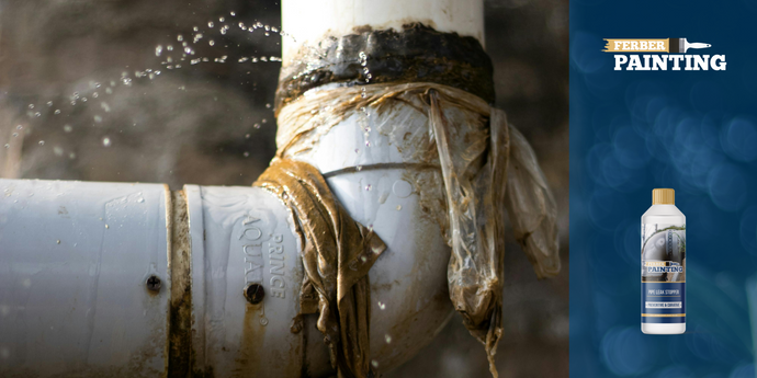 ¿Cómo reparar una fuga de agua en una tubería?