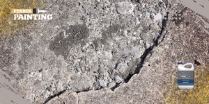 How long does it take for the asphalt crack repair to dry ?