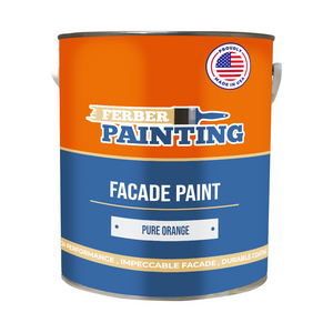 Pintura para fachada Naranja puro