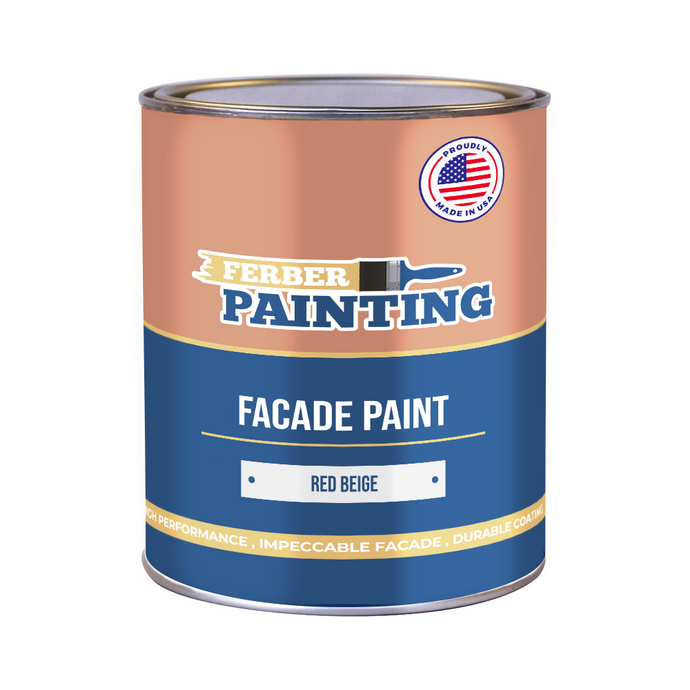 Pintura para fachada Rojo beige