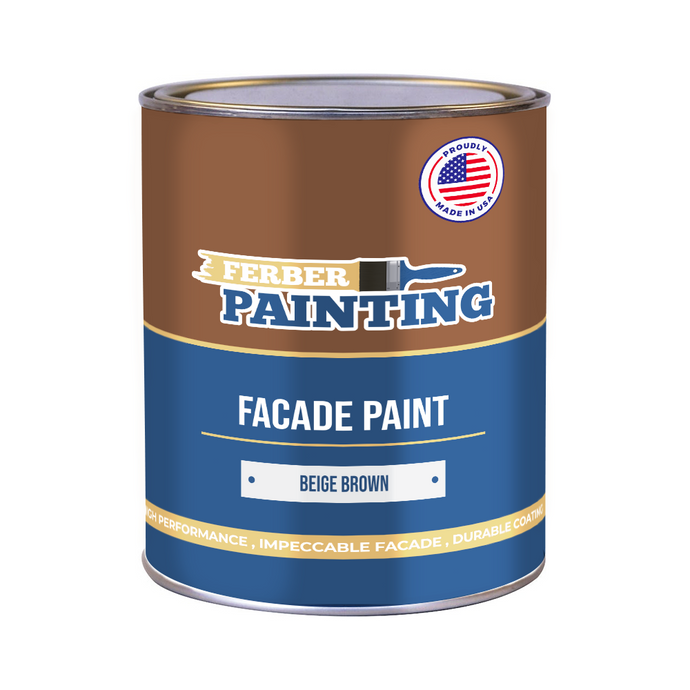 Pintura para fachada Beige marrón